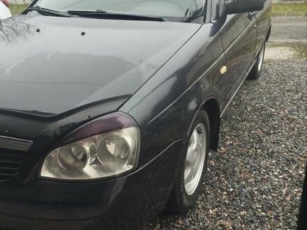 Черный ВАЗ 2170 Priora, объемом двигателя 1.6 л и пробегом 161 тыс. км за 2000 $, фото 1 на Automoto.ua