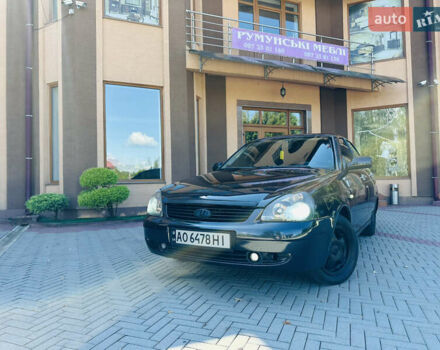 Черный ВАЗ 2170 Priora, объемом двигателя 1.6 л и пробегом 150 тыс. км за 2350 $, фото 1 на Automoto.ua