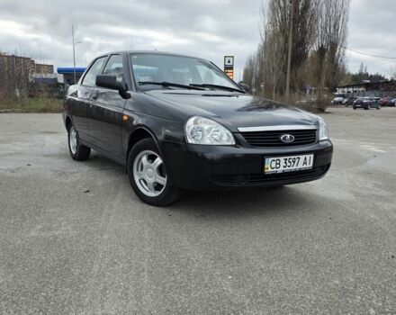 Черный ВАЗ 2170 Priora, объемом двигателя 1.6 л и пробегом 187 тыс. км за 2850 $, фото 1 на Automoto.ua
