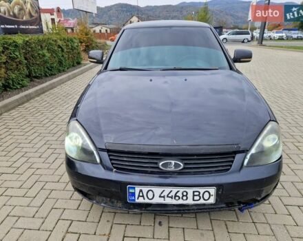Черный ВАЗ 2170 Priora, объемом двигателя 1.6 л и пробегом 220 тыс. км за 1500 $, фото 1 на Automoto.ua
