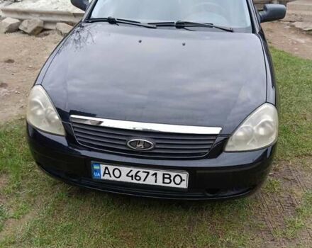 Чорний ВАЗ 2170 Priora, об'ємом двигуна 1.6 л та пробігом 203 тис. км за 1400 $, фото 1 на Automoto.ua