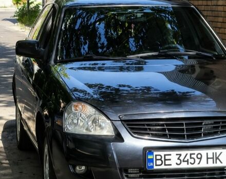 Чорний ВАЗ 2170 Priora, об'ємом двигуна 1.6 л та пробігом 242 тис. км за 1906 $, фото 1 на Automoto.ua