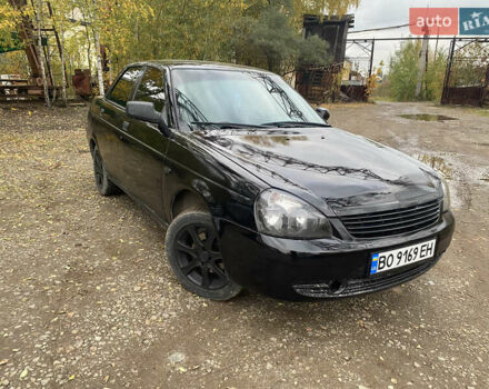 Черный ВАЗ 2170 Priora, объемом двигателя 1.6 л и пробегом 200 тыс. км за 1600 $, фото 1 на Automoto.ua