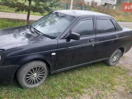 Черный ВАЗ 2170 Priora, объемом двигателя 1.6 л и пробегом 216 тыс. км за 2000 $, фото 1 на Automoto.ua