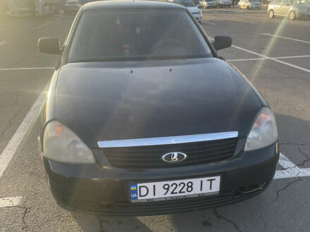 Черный ВАЗ 2170 Priora, объемом двигателя 1.6 л и пробегом 230 тыс. км за 1750 $, фото 1 на Automoto.ua