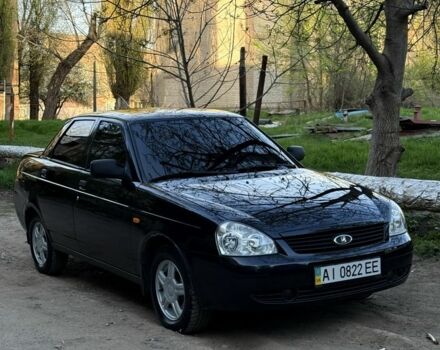 Черный ВАЗ 2170 Priora, объемом двигателя 1.6 л и пробегом 75 тыс. км за 4300 $, фото 1 на Automoto.ua