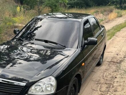 Черный ВАЗ 2170 Priora, объемом двигателя 1.6 л и пробегом 180 тыс. км за 1650 $, фото 1 на Automoto.ua