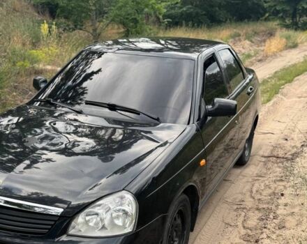 Черный ВАЗ 2170 Priora, объемом двигателя 1.6 л и пробегом 180 тыс. км за 1650 $, фото 1 на Automoto.ua