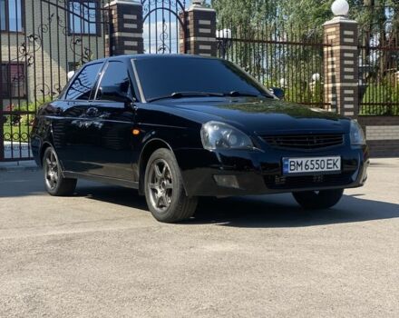 Черный ВАЗ 2170 Priora, объемом двигателя 1.6 л и пробегом 204 тыс. км за 4950 $, фото 1 на Automoto.ua