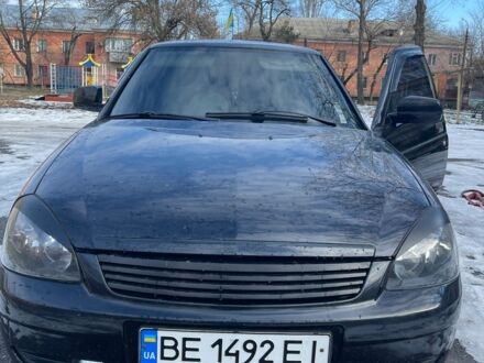 Черный ВАЗ 2170 Priora, объемом двигателя 1.6 л и пробегом 116 тыс. км за 4100 $, фото 1 на Automoto.ua
