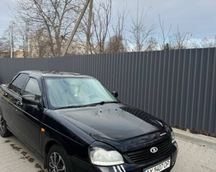 Чорний ВАЗ 2170 Priora, об'ємом двигуна 1.6 л та пробігом 200 тис. км за 1350 $, фото 1 на Automoto.ua