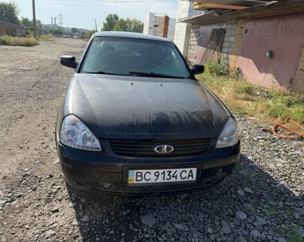 Черный ВАЗ 2170 Priora, объемом двигателя 1.6 л и пробегом 200 тыс. км за 900 $, фото 1 на Automoto.ua
