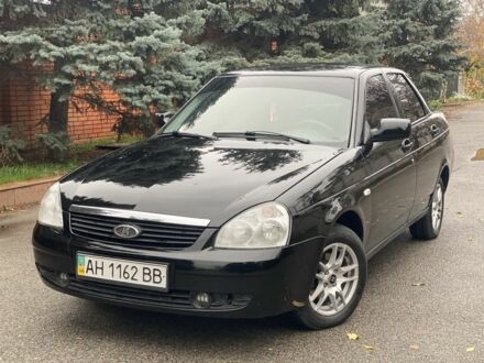 Черный ВАЗ 2170 Priora, объемом двигателя 1.6 л и пробегом 182 тыс. км за 3200 $, фото 1 на Automoto.ua