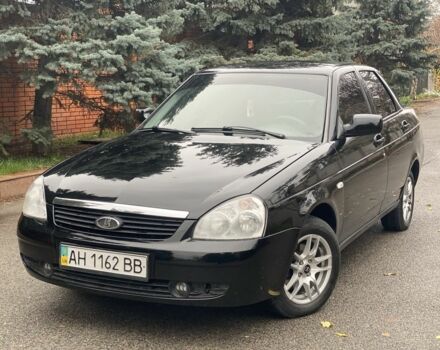 Черный ВАЗ 2170 Priora, объемом двигателя 1.6 л и пробегом 182 тыс. км за 3200 $, фото 1 на Automoto.ua