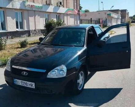 Черный ВАЗ 2170 Priora, объемом двигателя 1.6 л и пробегом 280 тыс. км за 938 $, фото 1 на Automoto.ua