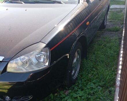 Черный ВАЗ 2170 Priora, объемом двигателя 1.6 л и пробегом 160 тыс. км за 2850 $, фото 1 на Automoto.ua