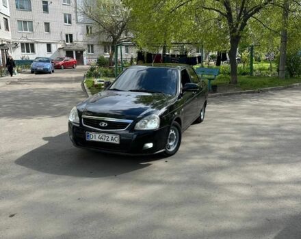 Черный ВАЗ 2170 Priora, объемом двигателя 1.6 л и пробегом 170 тыс. км за 3650 $, фото 1 на Automoto.ua