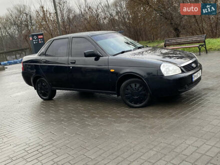 Черный ВАЗ 2170 Priora, объемом двигателя 1.6 л и пробегом 159 тыс. км за 2950 $, фото 1 на Automoto.ua