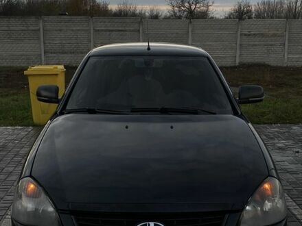 Черный ВАЗ 2170 Priora, объемом двигателя 1.6 л и пробегом 270 тыс. км за 3650 $, фото 1 на Automoto.ua