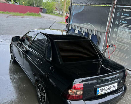 Черный ВАЗ 2170 Priora, объемом двигателя 1.6 л и пробегом 232 тыс. км за 1400 $, фото 1 на Automoto.ua