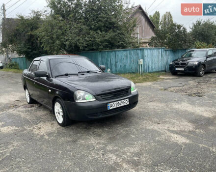 Черный ВАЗ 2170 Priora, объемом двигателя 1.6 л и пробегом 200 тыс. км за 1850 $, фото 1 на Automoto.ua