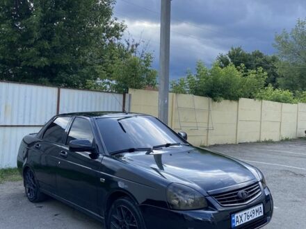 Черный ВАЗ 2170 Priora, объемом двигателя 1.6 л и пробегом 180 тыс. км за 3500 $, фото 1 на Automoto.ua