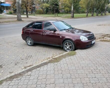 Красный ВАЗ 2170 Priora, объемом двигателя 1.6 л и пробегом 158 тыс. км за 3300 $, фото 4 на Automoto.ua