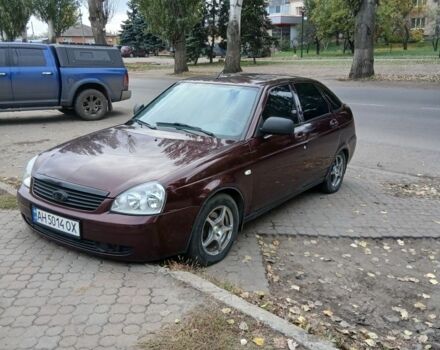Красный ВАЗ 2170 Priora, объемом двигателя 1.6 л и пробегом 158 тыс. км за 3300 $, фото 2 на Automoto.ua