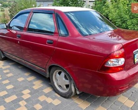 Красный ВАЗ 2170 Priora, объемом двигателя 1.6 л и пробегом 168 тыс. км за 2400 $, фото 2 на Automoto.ua