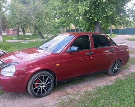 Красный ВАЗ 2170 Priora, объемом двигателя 1.6 л и пробегом 178 тыс. км за 2800 $, фото 8 на Automoto.ua