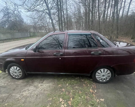 Красный ВАЗ 2170 Priora, объемом двигателя 1.6 л и пробегом 237 тыс. км за 2600 $, фото 4 на Automoto.ua