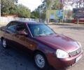 Красный ВАЗ 2170 Priora, объемом двигателя 1.6 л и пробегом 200 тыс. км за 3500 $, фото 1 на Automoto.ua
