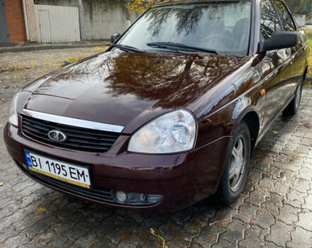 Красный ВАЗ 2170 Priora, объемом двигателя 1.6 л и пробегом 200 тыс. км за 2300 $, фото 3 на Automoto.ua