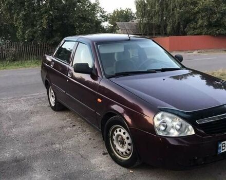 Красный ВАЗ 2170 Priora, объемом двигателя 1.6 л и пробегом 124 тыс. км за 1450 $, фото 6 на Automoto.ua