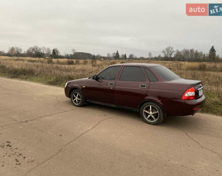 Красный ВАЗ 2170 Priora, объемом двигателя 1.6 л и пробегом 152 тыс. км за 3600 $, фото 5 на Automoto.ua