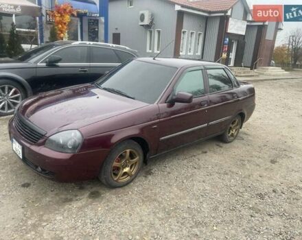 Красный ВАЗ 2170 Priora, объемом двигателя 1.6 л и пробегом 197 тыс. км за 3150 $, фото 4 на Automoto.ua