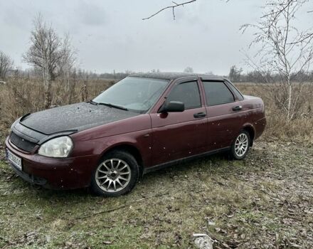 Красный ВАЗ 2170 Priora, объемом двигателя 1.6 л и пробегом 146 тыс. км за 2000 $, фото 4 на Automoto.ua