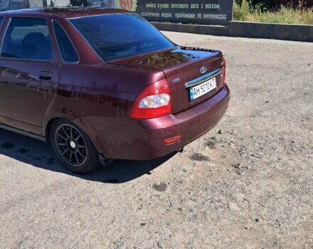 Красный ВАЗ 2170 Priora, объемом двигателя 1.6 л и пробегом 153 тыс. км за 2249 $, фото 2 на Automoto.ua