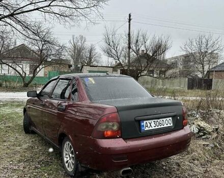 Красный ВАЗ 2170 Priora, объемом двигателя 1.6 л и пробегом 146 тыс. км за 2000 $, фото 1 на Automoto.ua