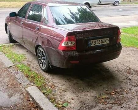 Красный ВАЗ 2170 Priora, объемом двигателя 1.6 л и пробегом 200 тыс. км за 1700 $, фото 2 на Automoto.ua
