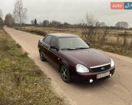 Красный ВАЗ 2170 Priora, объемом двигателя 1.6 л и пробегом 152 тыс. км за 3600 $, фото 1 на Automoto.ua