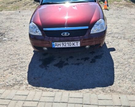 Красный ВАЗ 2170 Priora, объемом двигателя 1.6 л и пробегом 153 тыс. км за 2249 $, фото 4 на Automoto.ua