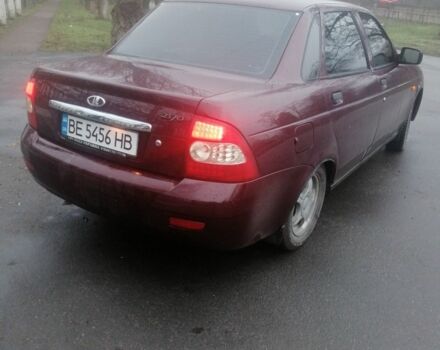Красный ВАЗ 2170 Priora, объемом двигателя 1.6 л и пробегом 204 тыс. км за 1750 $, фото 3 на Automoto.ua