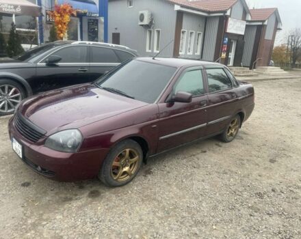 Красный ВАЗ 2170 Priora, объемом двигателя 1.6 л и пробегом 197 тыс. км за 3150 $, фото 5 на Automoto.ua