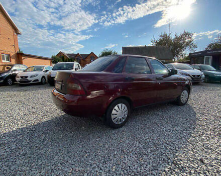 Красный ВАЗ 2170 Priora, объемом двигателя 1.6 л и пробегом 146 тыс. км за 2200 $, фото 4 на Automoto.ua
