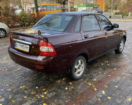 Красный ВАЗ 2170 Priora, объемом двигателя 1.6 л и пробегом 200 тыс. км за 2300 $, фото 4 на Automoto.ua