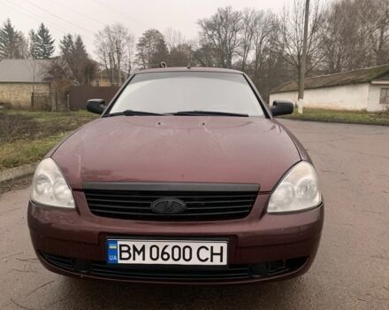 Красный ВАЗ 2170 Priora, объемом двигателя 1.6 л и пробегом 135 тыс. км за 3000 $, фото 1 на Automoto.ua