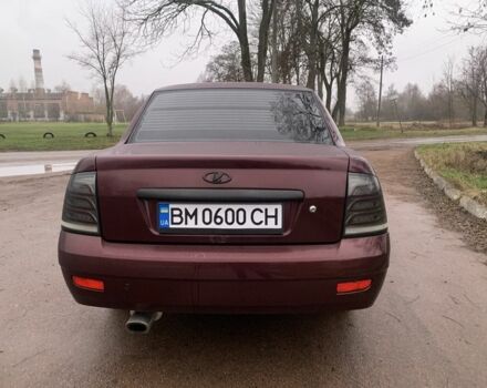 Красный ВАЗ 2170 Priora, объемом двигателя 1.6 л и пробегом 135 тыс. км за 3000 $, фото 2 на Automoto.ua