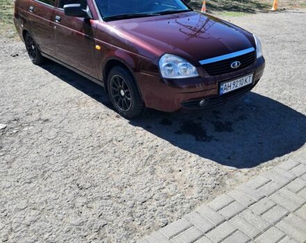 Красный ВАЗ 2170 Priora, объемом двигателя 1.6 л и пробегом 153 тыс. км за 2249 $, фото 5 на Automoto.ua