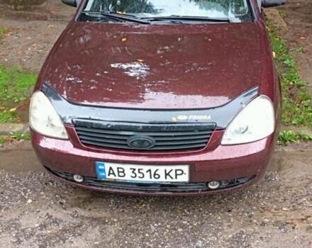 Красный ВАЗ 2170 Priora, объемом двигателя 1.6 л и пробегом 200 тыс. км за 1700 $, фото 6 на Automoto.ua